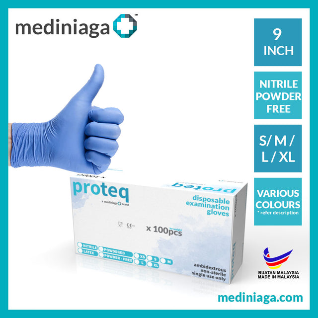 Nitrile gloves · boxed