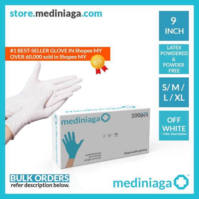 Everyday latex gloves