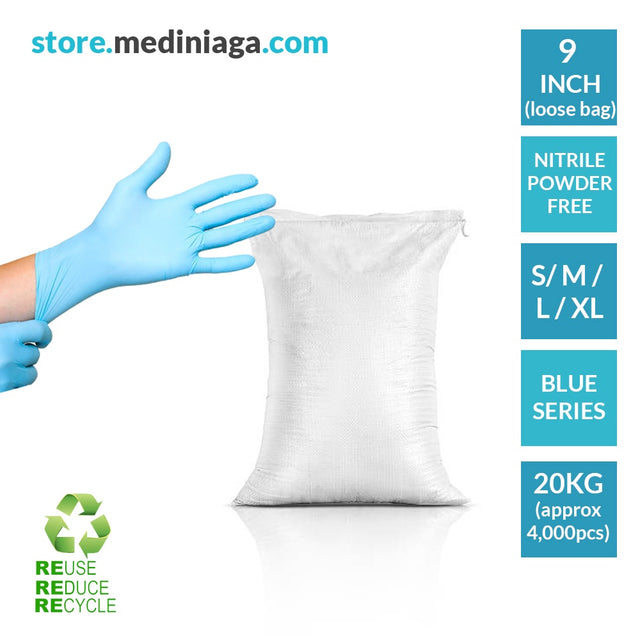 Loose-bag nitrile gloves